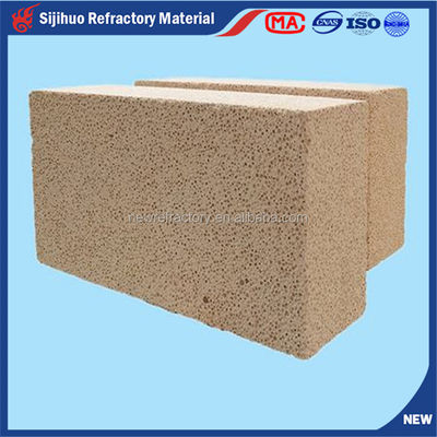 230x114x65mm Χαμηλής πυκνότητας υψηλής ανθεκτικού αλουμινίου μονωτικό τούβλο για επένδυση φούρνων