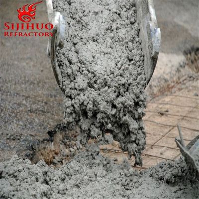 Φούρνοι με ενισχυμένο με ίνες χάλυβα χυτικό τσιμέντο 1-3mm 90-97% Al2O3