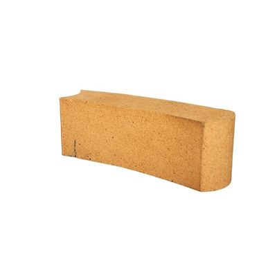 230x114x65mm Στρογγυλό Ανθεκτικό στη φωτιά καμπυλωτό τούβλο φωτιάς με πιστοποιητικό ISO9001