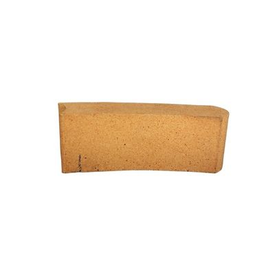 230x114x65mm Στρογγυλό Ανθεκτικό στη φωτιά καμπυλωτό τούβλο φωτιάς με πιστοποιητικό ISO9001