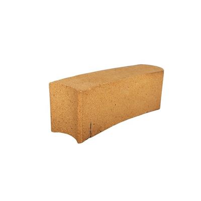 230x114x65mm Στρογγυλό Ανθεκτικό στη φωτιά καμπυλωτό τούβλο φωτιάς με πιστοποιητικό ISO9001