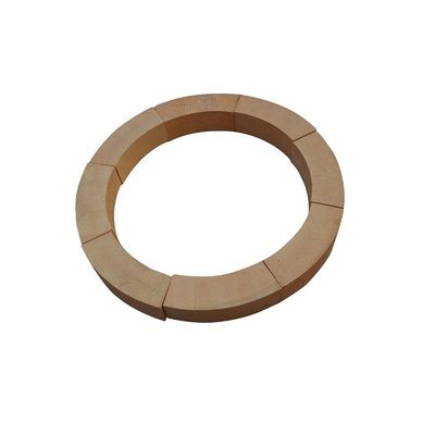 230x114x65mm Στρογγυλό Ανθεκτικό στη φωτιά καμπυλωτό τούβλο φωτιάς με πιστοποιητικό ISO9001