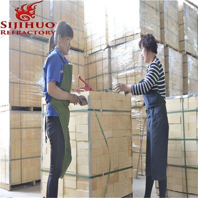 50T/D Ικανότητα SK30/SK34/SK35/SK36/SK37/SK38/SK40 Κεραμίδια από πηλό για βιομηχανικούς φούρνους σε κίτρινο χρώμα